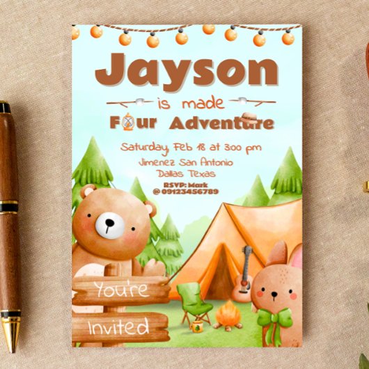 Made Four Adventure - Kamperen Kaart