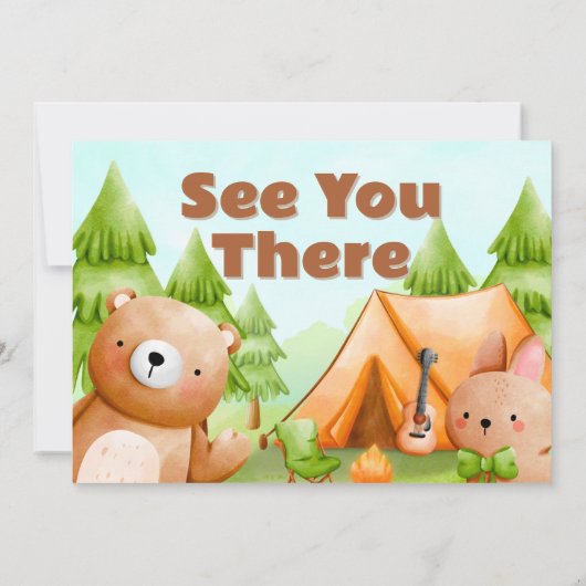 Made Four Adventure - Kamperen met Afbeelding Kaart (Achterkant)