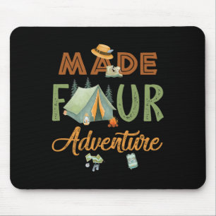 Made Four Avontuur 4e Verjaardag Camping Thema Fee Muismat