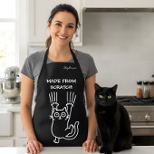 Made from scratch funny cat kitchen  schort