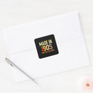 Made in 1905 Limited Edition Vierkante Sticker