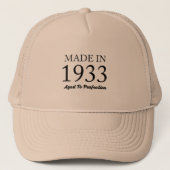 Made in 1933 trucker pet (Voorkant)