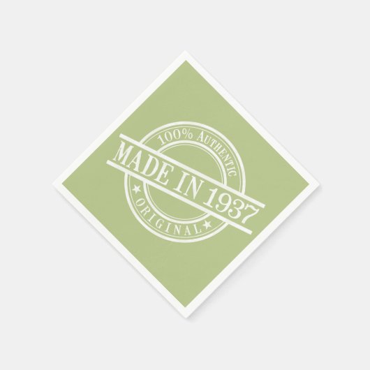 Made in 1937 servet (Hoek)