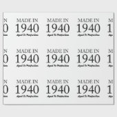 Made in 1940 cadeaupapier (Vlak)