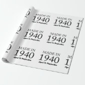 Made in 1940 cadeaupapier (Uitgerold)