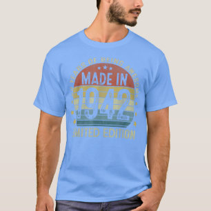 Made in 1942 Limited Edition 80 jaar oude geschenk T-shirt
