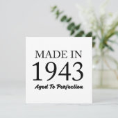 Made in 1943 kaart (Staand voorkant)
