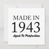 Made in 1943 kaart (Voorkant)