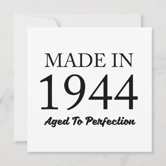 Made in 1944 kaart (Voorkant)