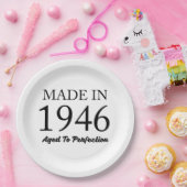 Made in 1946 papieren bordje (Feest)
