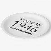 Made in 1946 papieren bordje (Gekanteld)