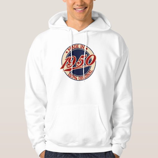 Made in 1950 hoodie (Voorkant)