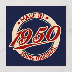 Made in 1950 kaart