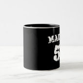 Made in 1952 tweekleurige koffiemok (Center)