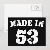 Made in 1953 briefkaart (Voorkant / Achterkant)