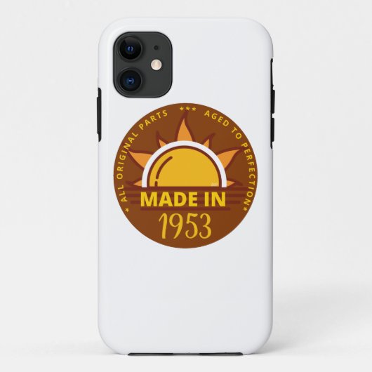 MADE IN 1953 grappig verjaardagscadeau Case-Mate iPhone Case (Achterkant)
