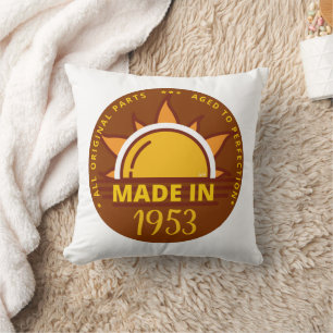 MADE IN 1953 grappig verjaardagscadeau Kussen