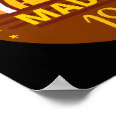 MADE IN 1953 grappig verjaardagscadeau Poster (Hoek)