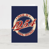 Made in 1954 kaart (Voorkant)
