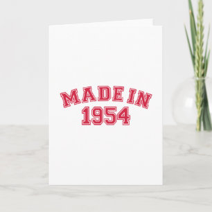 Made in 1954 kaart