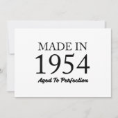 Made in 1954 kaart (Voorkant)