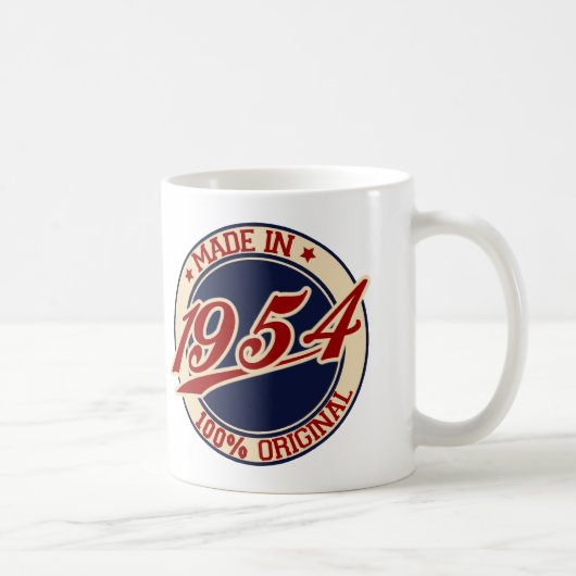 Made in 1954 koffiemok (Rechts)