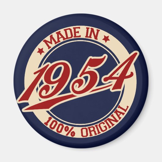 Made in 1954 magneet (Voorkant)
