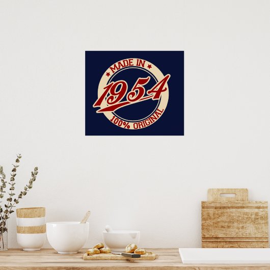 Made in 1954 poster (Keuken)