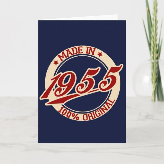 Made in 1955 kaart (Voorkant)