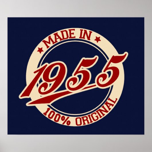 Made in 1955 poster (Voorkant)