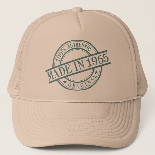 Made in 1955 trucker pet (Voorkant)