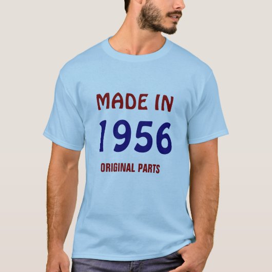 Made in 1956 t-shirt (Voorkant)