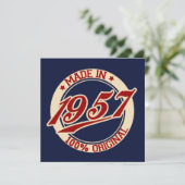 Made in 1957 kaart (Staand voorkant)