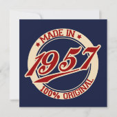Made in 1957 kaart (Voorkant)