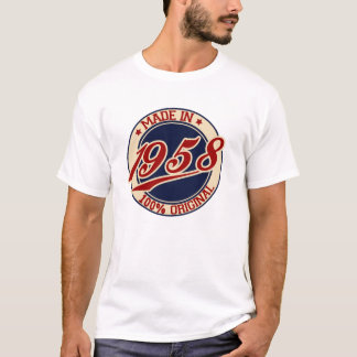Made in 1958 t-shirt