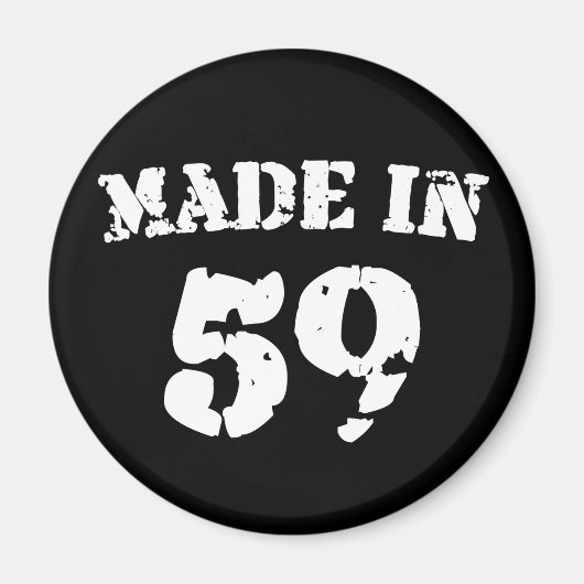 Made in 1959 magneet (Voorkant)