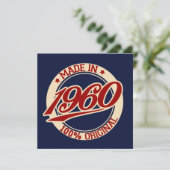 Made in 1960 kaart (Staand voorkant)