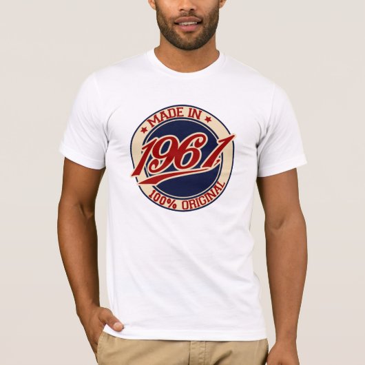 Made in 1961 t-shirt (Voorkant)