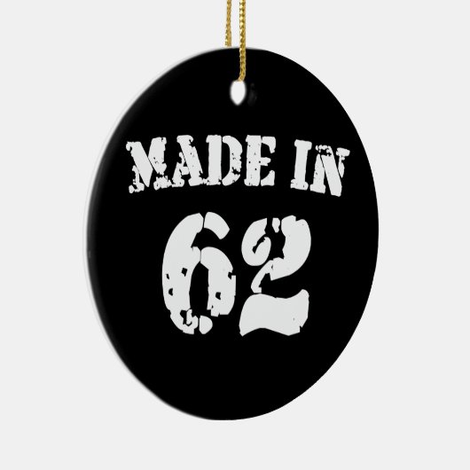 Made in 1962 keramisch ornament (Rechts)