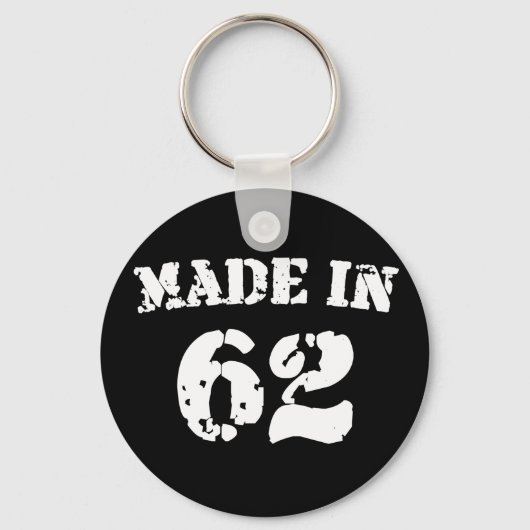 Made in 1962 sleutelhanger (Voorkant)