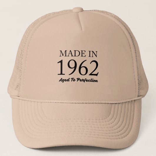 Made in 1962 trucker pet (Voorkant)