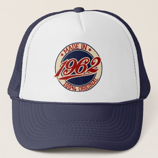Made in 1962 trucker pet (Voorkant)