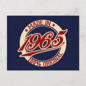 Made in 1965 briefkaart (Voorkant)