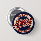 Made in 1965 ronde button 5,7 cm (Voorkant /achterkant)