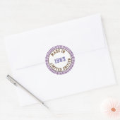 Made in 1965 ronde sticker (Envelop)