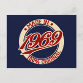 Made in 1969 briefkaart (Voorkant)