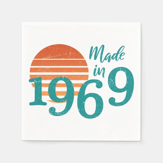 Made in 1969  servet (Voorkant)