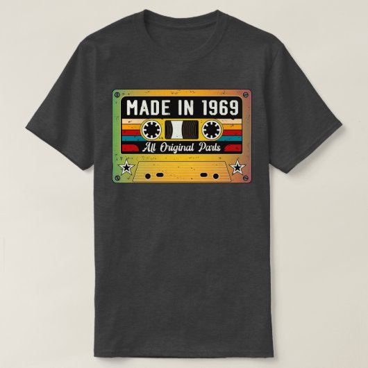 Made in 1969 t-shirt (Design voorkant)