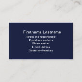 Made in 1970 visitekaartje (Achterkant)