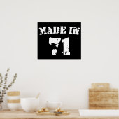 Made in 1971 poster (Keuken)